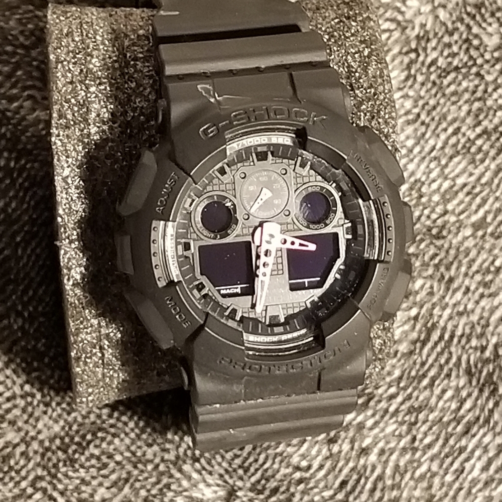 Casio GA100C-8ACR G SHOCK Quartz Watch